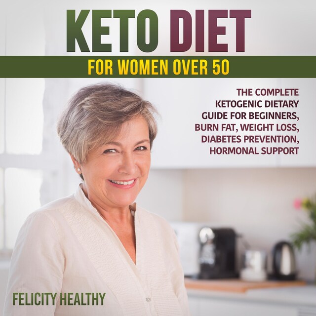 Couverture de livre pour keto diet for women over 50
