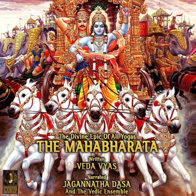 Kirjankansi teokselle The Divine Epic Of All Yogas The Mahabharata