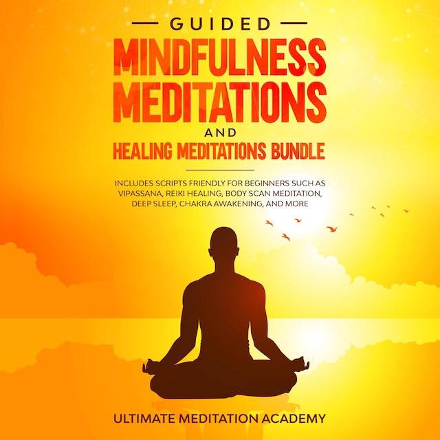 Boekomslag van Guided Mindfulness Meditations and Healing Meditations Bundle