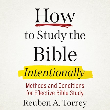 How to Study the Bible Intentionally bookCoverFor