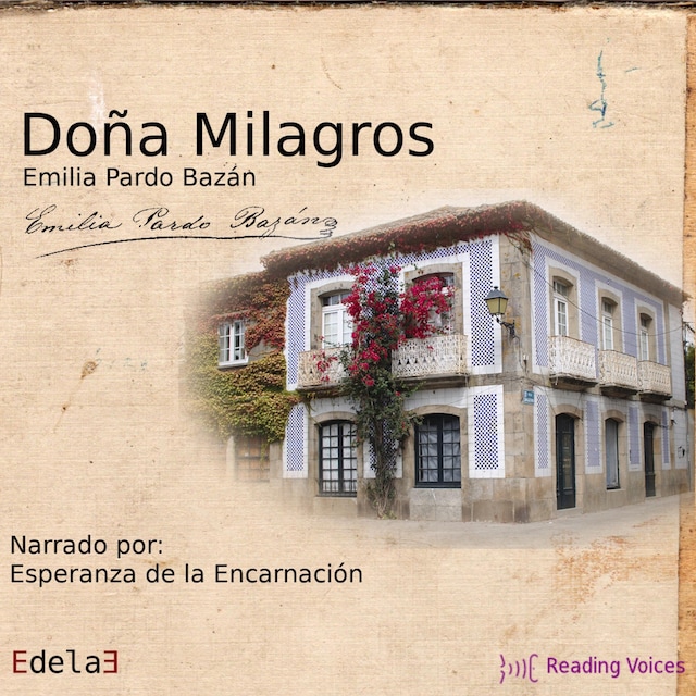 Kirjankansi teokselle Doña Milagros