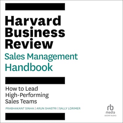 Harvard Business Review Sales Management Handbook