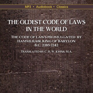 The Oldest Code of Laws in the World bookCoverFor