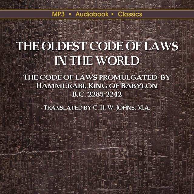Book cover for The Oldest Code of Laws in the World