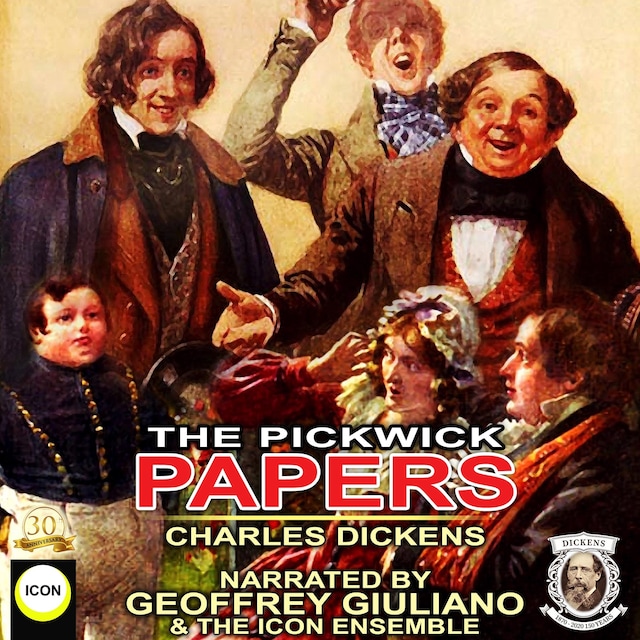 Kirjankansi teokselle The Pickwick Papers