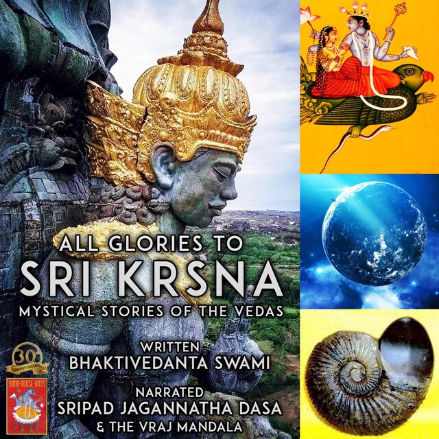 Book cover for All Glories To Sri Krsna Mystical Stories Of The Vedas