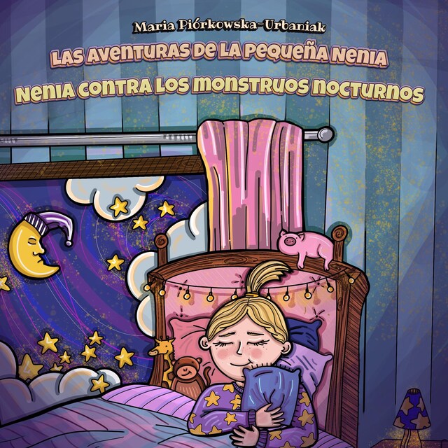 Okładka książki dla Las aventuras de la pequeña Nenia - Nenia contra los monstruos nocturnos