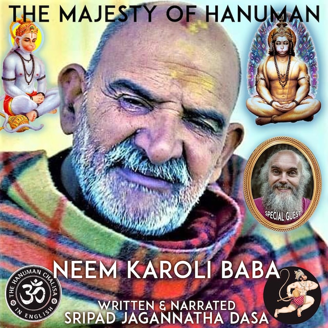 Couverture de livre pour The Majesty Of Hanuman Neem Karoli Baba