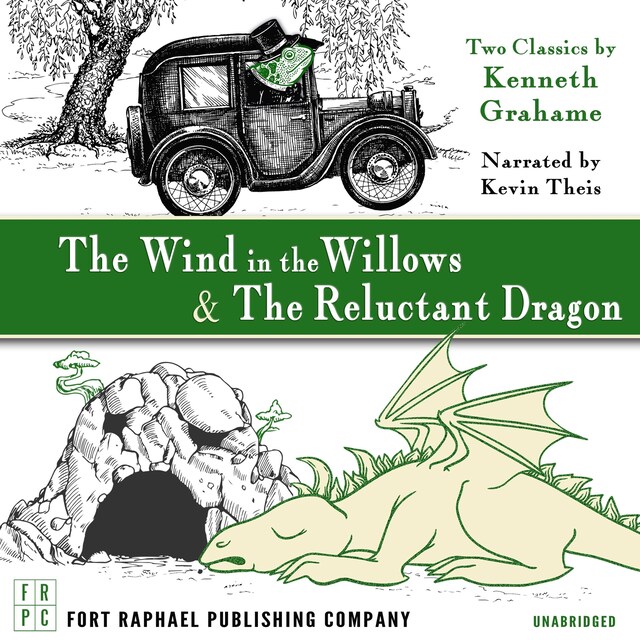 Kirjankansi teokselle The Wind in the Willows AND The Reluctant Dragon - Unabridged