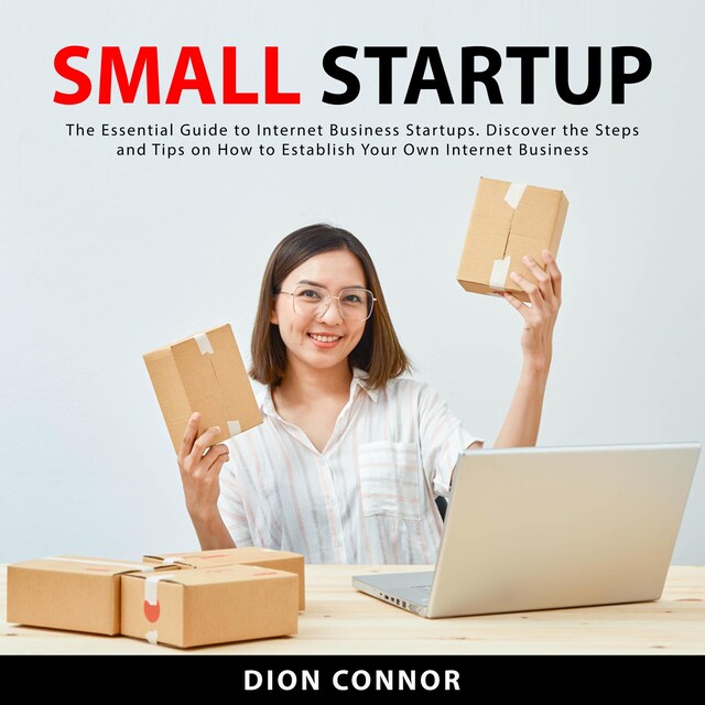 Kirjankansi teokselle Small Startup: The Essential Guide to Internet Business Startups. Discover the Steps and Tips on How to Establish Your Own Internet Business