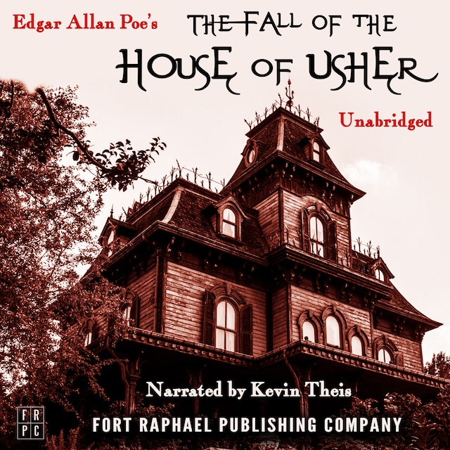 Boekomslag van Edgar Allan Poe's The Fall of the House of Usher - Unabridged