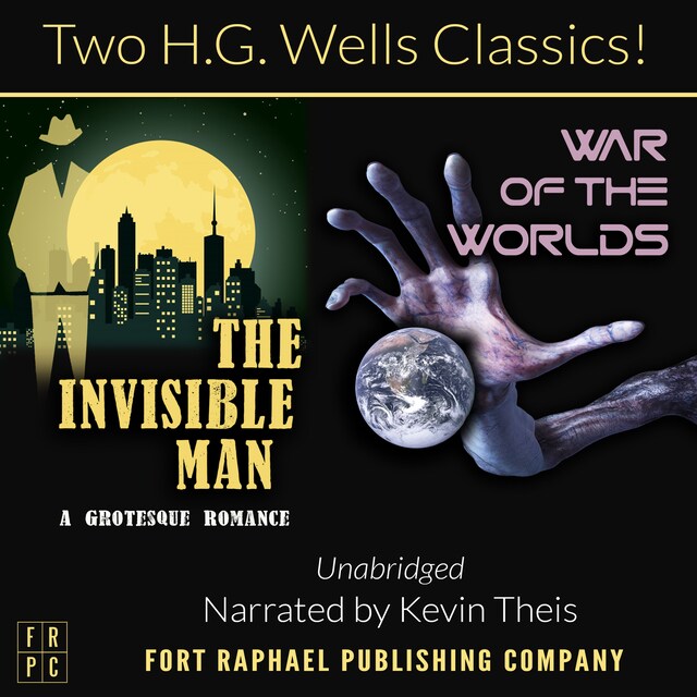Bogomslag for The Invisible Man and The War of the Worlds