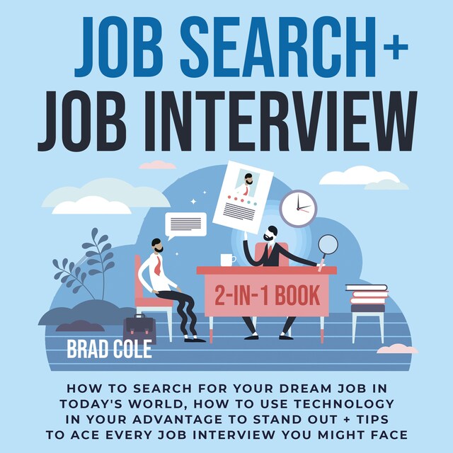 Couverture de livre pour Job Search + Job Interview 2-in-1 Book