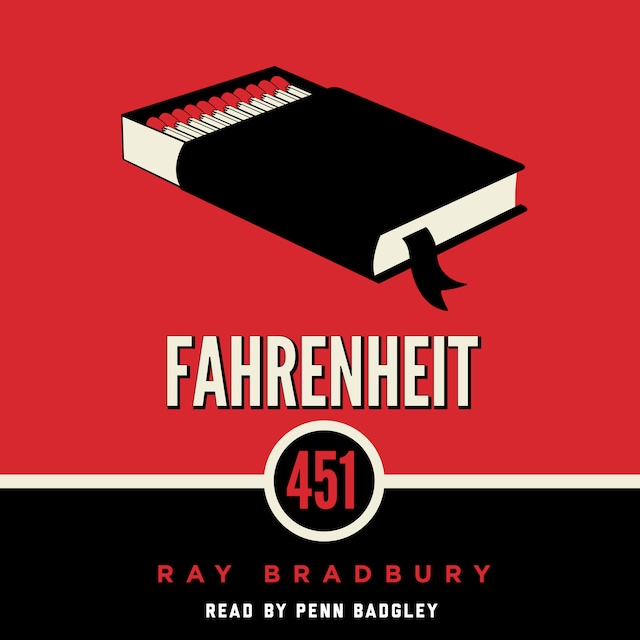 Book cover for Fahrenheit 451