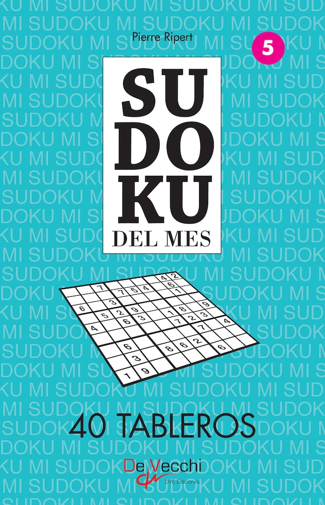 Book cover for Sudoku del mes 5  - 40 tableros