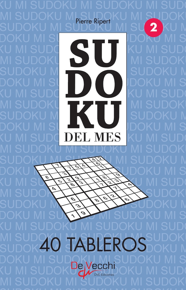 Book cover for Sudoku del mes 2 - 40 tableros