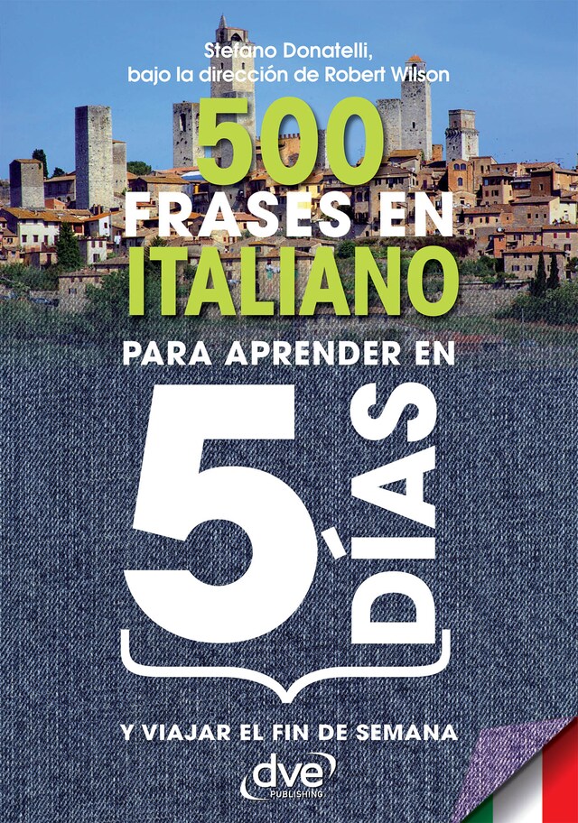 Book cover for 500 frases en italiano para aprender en 5 días