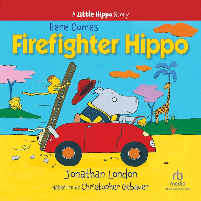 Boekomslag van Here Comes Firefighter Hippo