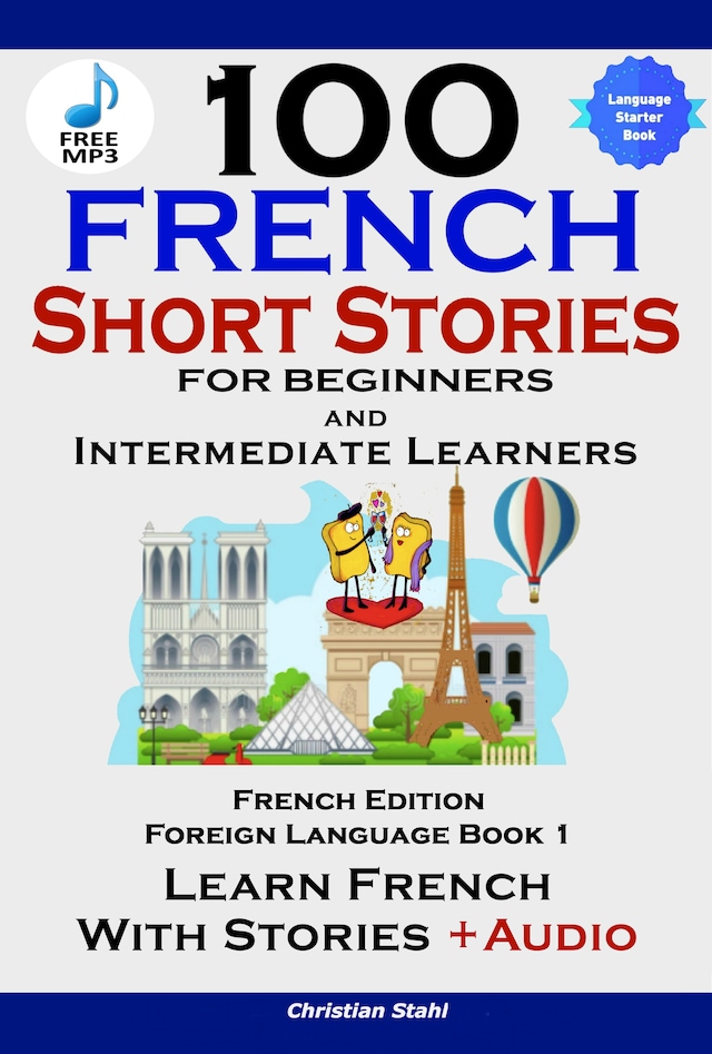 Buchcover für 100 French Short Stories for Beginners