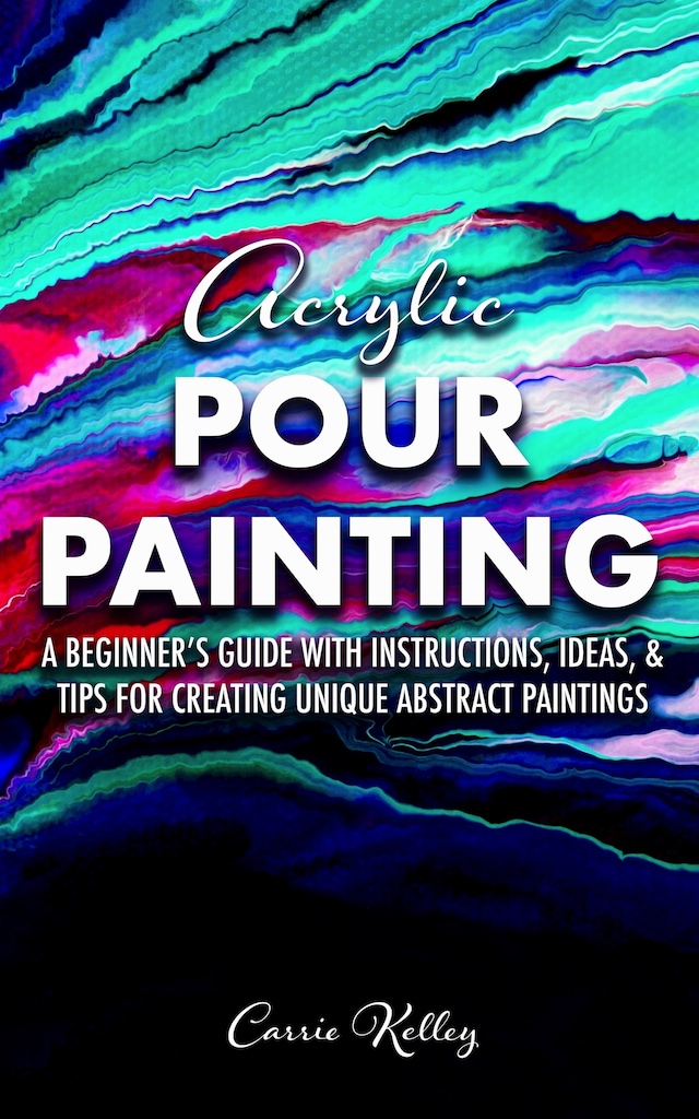 Buchcover für Acrylic Pour Painting