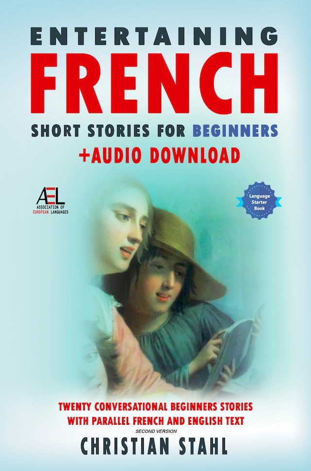 Book cover for Entertaining French  Short Stories for Beginners  + Audio Download