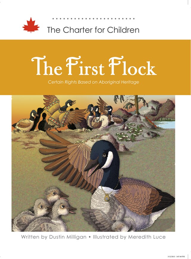 Kirjankansi teokselle The First Flock