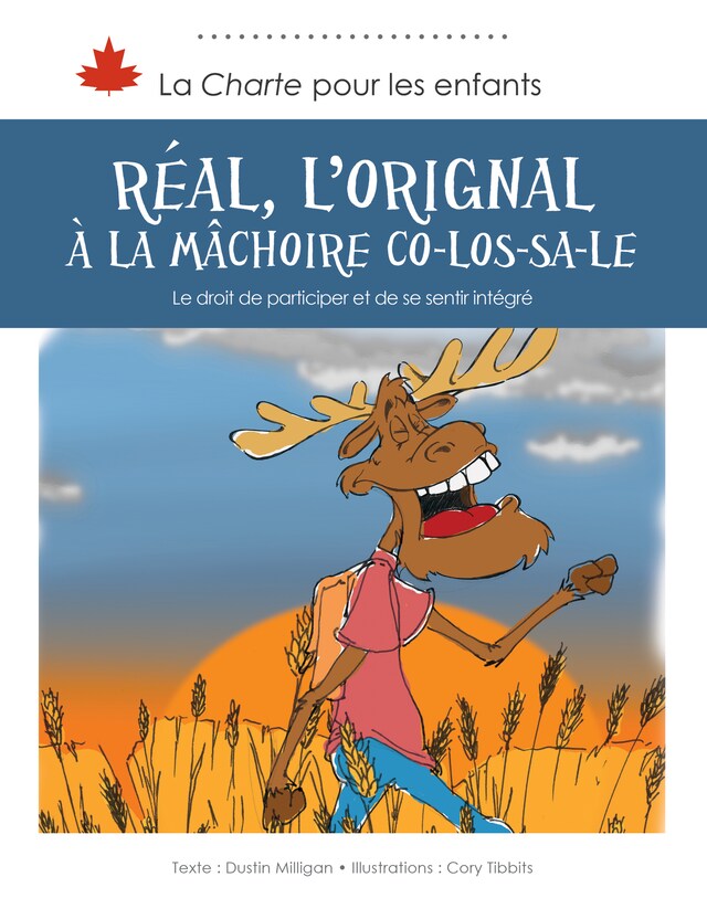 Book cover for Réal l’orignal et sa mâchoire colossale