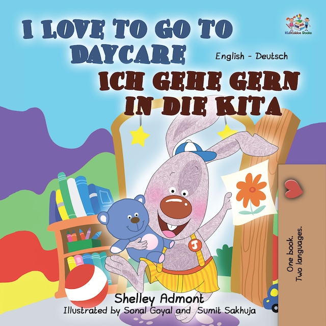 Buchcover für I Love to Go to Daycare (English German)