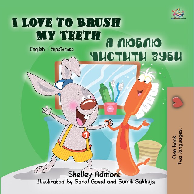 Copertina del libro per I Love to Brush My Teeth (English Ukrainian)