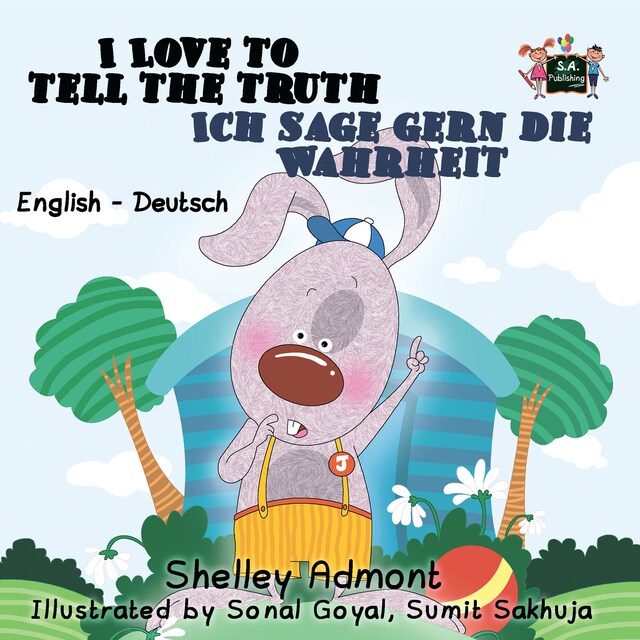 Buchcover für I Love to Tell the Truth (English German)