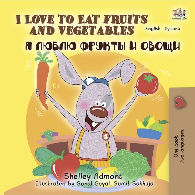 Okładka książki dla I Love to Eat Fruits and Vegetables (English Russian)