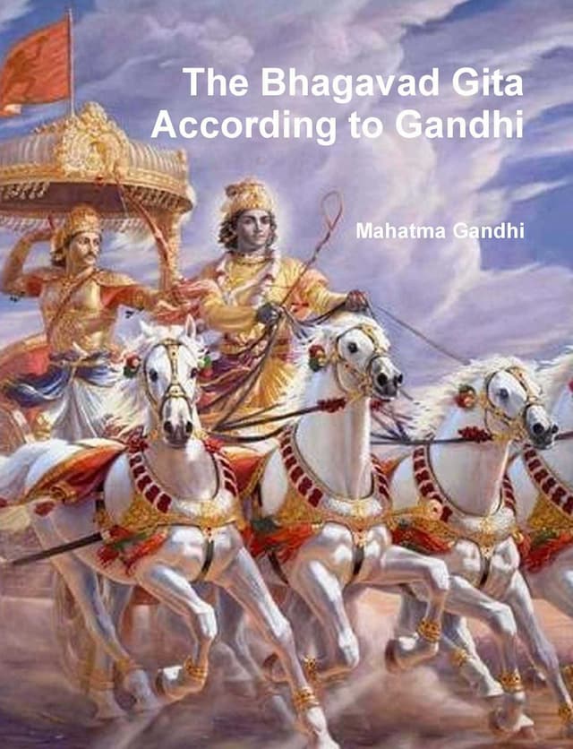 Okładka książki dla The Bhagavad Gita According to Gandhi