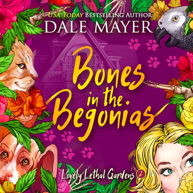 Book cover for Bones in the Begonias