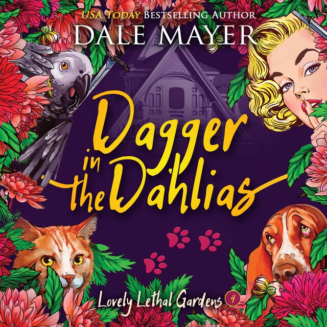 Kirjankansi teokselle Dagger in the Dahlias