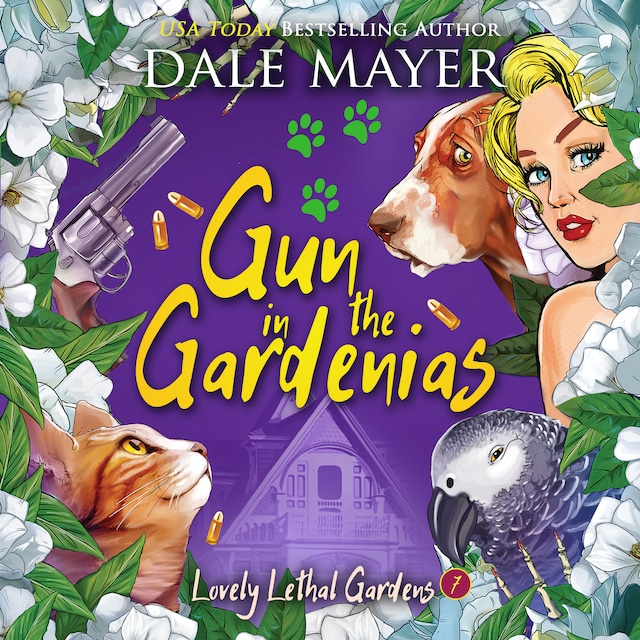 Kirjankansi teokselle Gun in the Gardenias