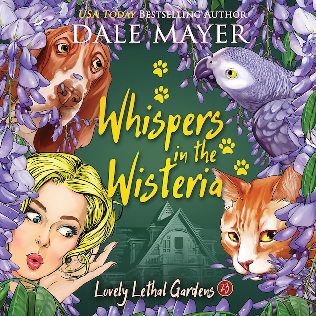 Couverture de livre pour Whispers in the Wisteria