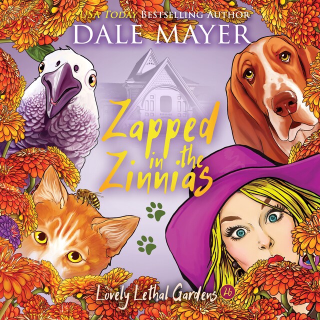 Couverture de livre pour Zapped in the Zinnias