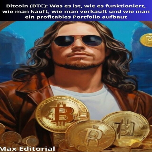 Copertina del libro per Bitcoin (BTC): Was es ist, wie es funktioniert, wie man kauft, wie man verkauft und wie man ein profitables Portfolio aufbaut