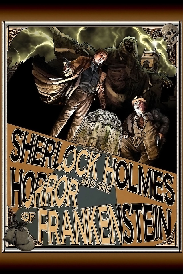 Okładka książki dla Sherlock Holmes and The Horror of Frankenstein