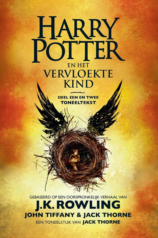 Copertina del libro per Harry Potter en het Vervloekte Kind Deel een en twee