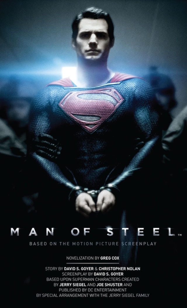 Book cover for Man of Steel: The Official Movie Novelization