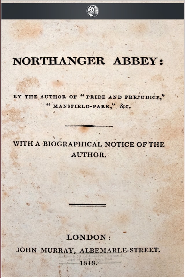 Portada de libro para Northanger Abbey