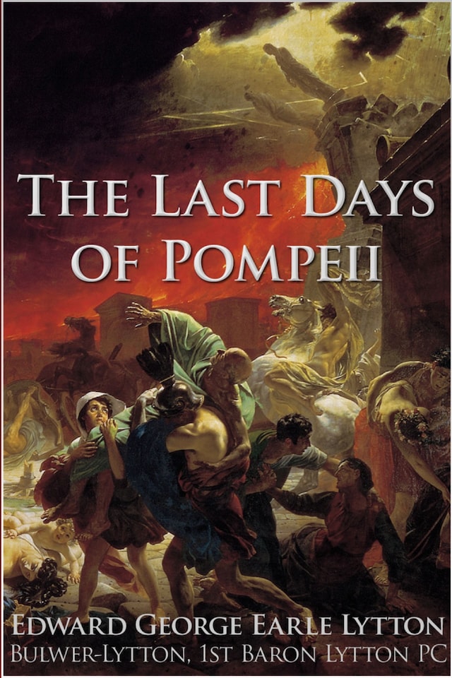 Kirjankansi teokselle The Last Days of Pompeii