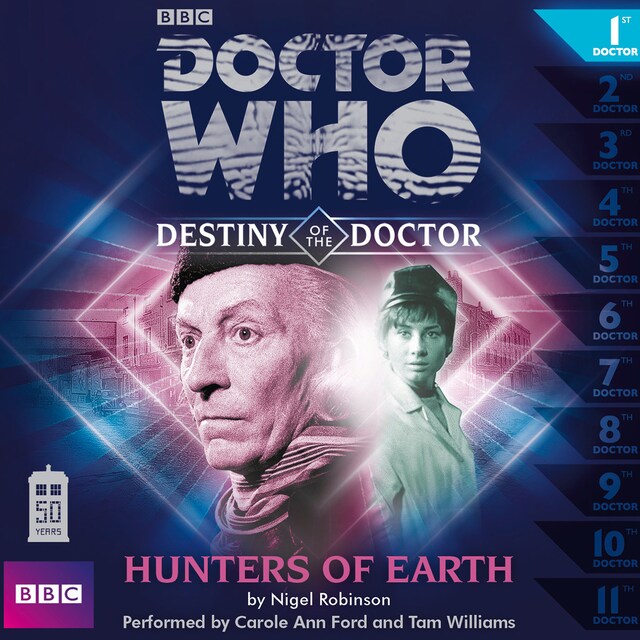 Bogomslag for Doctor Who - Destiny of the Doctor, Series 1, 1: Hunters of Earth (Unabridged)