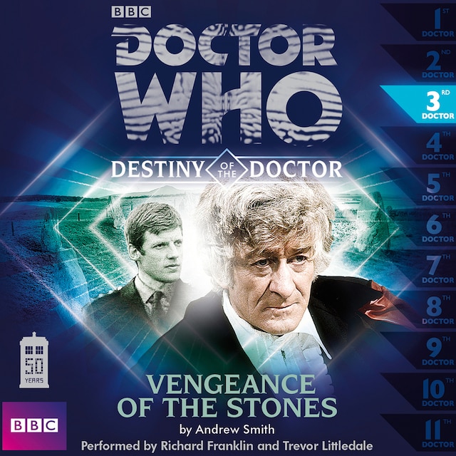 Book cover for Doctor Who - Destiny of the Doctor, Series 1, 3: Vengeance of the Stones (Unabridged)