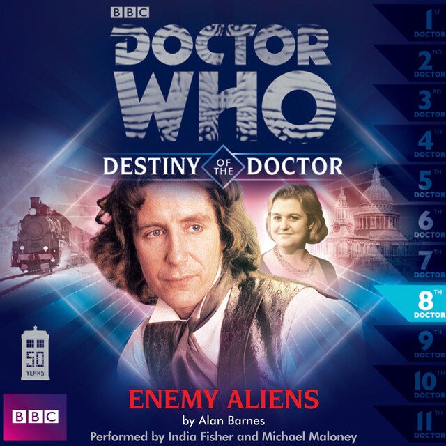 Boekomslag van Doctor Who - Destiny of the Doctor, Series 1, 8: Enemy Aliens (Unabridged)