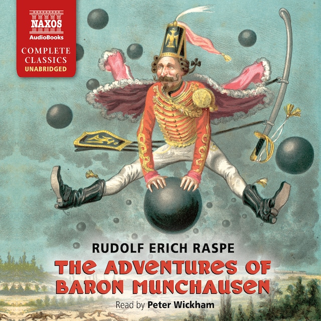 Kirjankansi teokselle The Adventures of Baron Munchausen