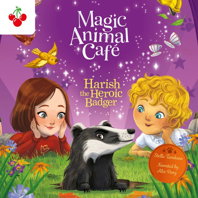 Book cover for Harish the Heroic Badger - Magic Animal Cafe, Book 5 (Unabridged)