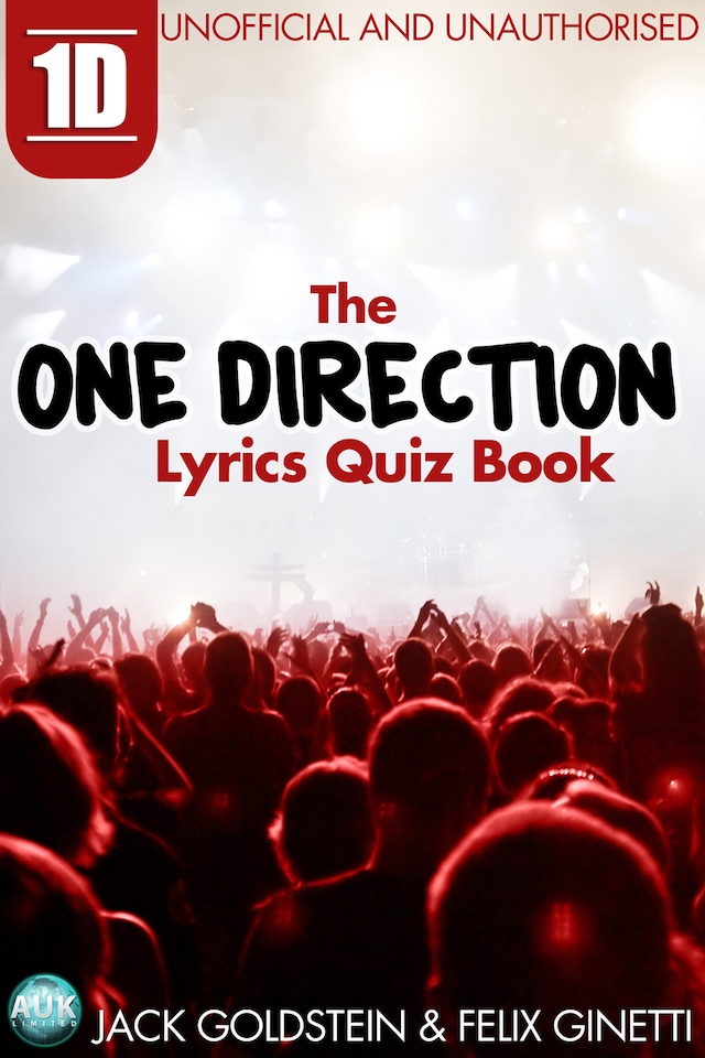Book cover for 1D - The One Direction Lyrics Quiz Book
