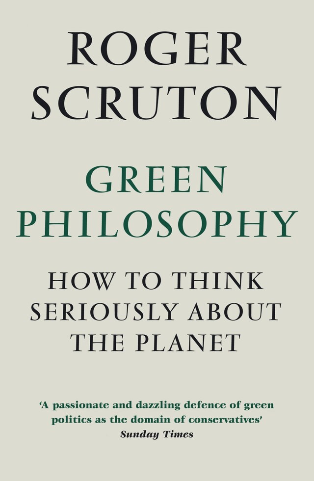 Copertina del libro per Green Philosophy